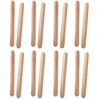 Tree2018 Clavos de madera clásica- instrumento de percusión musical- palillos de ritmo de madera dura natural de 7.8…